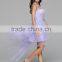 New design high quality crystal beaded tull Neck hanging Medium short Strapless sexy prom gown party dress