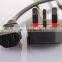 Power plug electric connector 3 pin UK style 3pole with earthing British type with SASO certificate 3 square pin plug