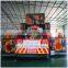 2016 new design PVC Tarpaulin fire truck inflatable obstacle bouncer with slide