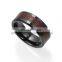 China factory polished black ceramic jewelry ring