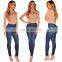 Women slim shaped pencil pants high waist skinny jeans butt lift jeans