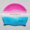 Nude Novelty Printed Silicone Swimming Cap