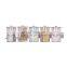 Round clear PMMA cotton storage box plexiglass cotton box acrylic cotton swab box