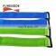 automablic hook and loop elastic ribbon strap with plastic buckle