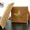 Trapezoidal flower foldable handbag   Kraft Paper Gilding, no adhesive bonding Five stars