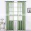 Cash commodity solid color readymade colorful sheer voile curtain fabric stock