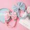 Cute Lace Bow Baby Headband Soft Flower Silk Hair bands for Girl Headwear Children Bowknot Hair Ties Infant HeadWrap Accessories