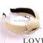 Bohemian Summer Straw Weaving Top Knotted Headband Cross Handmade Wide Hair Hoop Women Girls Elastic Hair Bands Hair Accessories