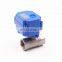 non return  NSF61  2 way electric food grade ball stainless steel solenoid motor ball valve