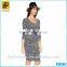 Custom Wholesale 2016 New Fashion Striped Long Maternity Dress