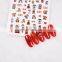 JOYFUL 557-628 New year mahjong to be rich nail stickers paper 3D with adhesive decorative decals