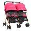 Easy Folding  Double Twin Stroller /Two Seat Baby Cart/Twin Pushchair Lightweight
