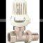 Brass Angle Radiator Valve Brass Thermostatic Valve