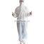 Type 5B/6B CAT III EN14126 EN13034 EN13982 PPE Tyvek  Disposable  Coverall  Medical Isolation Suit  whit Hood