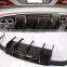 Carbon Fiber Rear Lips for Mercedes Benz CLS Class W218 Diffuser Exhaust Tips 2012 2013 2014