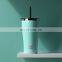 GiNT 530ml China Factory Direct Stainless Steel Insulated Water Cup Vacuum Straw Bottle Thermal Tumbler for Outdoor Camping