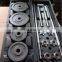 Wholesale 50Kg Gym Cast Iron Dumbbell Equipment Quickly Adjustable Dumbbell Weight Barbell Rubber Coated