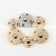 Double Round Hidden Snap Metal Button For Sewing