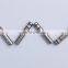 Cap custom flat round metal shoelace Rope Alloy cord end/tips
