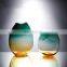 Wholesale New Design Minimalism Creative Green Glass Cheap Vase For Home Decor