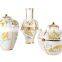Luxury New Chinese Ceramic Cabinet Table Decoration On-glazed Large Ceramic Storage Jar with Lid