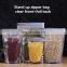 Transparent Zip Lock Stand Up Pouch Clear Water Proof Plastic Packaging Bag For Beans Rice Snack Food