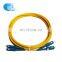 Indoor outdoor armored sc/pc fiber optic cable patch cord with sc fc st connectors