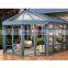 Customized winter garden free standing sunroom design manufacture from china