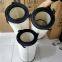 Polyester fiber PTFE hook three-jaw flange disc filter cartridge-Fushunkang