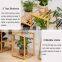 Bamboo 6 Tier Plant Stand Rack Multiple Flower Pot Holder Shelf Indoor Outdoor Planter Display Shelving Unit for Patio Garden