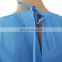 breathable SMS non woven disposable short sleeve patient gowns