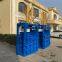 The new horizontal baler presses waste plastics