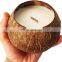 Eco Friendly Natural Coconut Shell Candle Holder/ High Quality Coconut Shell Bowl For Candle From Vietnam/ Coconut Soy Candle