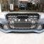 A8 or S8 Audi Front Bumper With grill facelift Audi RS8 Car Body Kit Audi A8 S8  Car bumper 2011 2012 2013 2014 2015 2016 2017