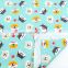 Cartoon dog printed fabric kindergarten baby blanket bedding pure cotton fabric manufacturers wholesale