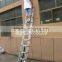 Aluminum Double Sides Telescopic Ladder ,extension ladder(3.2m+3.2m)