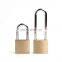 Hight Quality 76mm Long Shackle Brass Pad Lock Safety Padlock