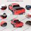 3 year warranty custom heavy loading full cover soft tri-fold pickup topper truck luggage tonneau cover for mitsubishi L200