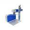 Portable min UV 50w fiber laser marking machine for metal label