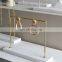 High Quality Bar Metal Marble Jewelry Stand Organizer Keychain Earring Necklace Stone Retail Display Rack