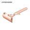 Mens Straight Metal Stainless Steel Double Edge Shaving Safety Razor For Face Navaja De Afeitar