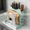 Multi-functional Wall Mounted Kitchen Rack For Storage Knives Cutting-board Utensils Knife Block Lid Holder