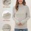 OEM Women's 100%Cashmere Turtleneck knitted pullover
