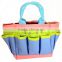 custom colorful kid's garden tools tote bag,canvas bucket garden tool bag,heavy canvas ladies garden tool tote organizer bag