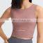 New Super Soft Great Stretch Fitness Sports Women Tank Workout Gym Wear Sexy Sleeveless Yoga Crop Top