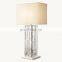 Hengzhi Vintage Exquisite Table Lamp Hotel Bedside Light LATTICE TABLE LAMP for Bedroom Living Room Stairway