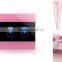Pink 2 Gang Crystal Glass Panel 433MHZ WIFI Smart Electrical Wall Home Switch