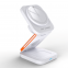 3-in-1 High Capacity Strong Magnetic Wireless Charger Portable Power Station for Phone Earphones Smartwatch with Stand