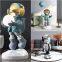 Astronaut Statue Creative Floor Lamp Great Gift Statue Ornaments Handcraft Resin Home Decor Sculpture Moom Lamp Astronaut