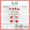 Red and white classic christmas standing decoration
